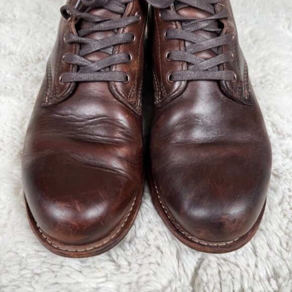 Wolverine 1000 Mile Original Plain Toe Lace Up Boots Brown Men\'s Size US 10 D
